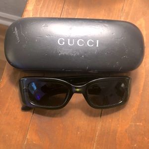 Authentic Vintage Gucci Olive Green Sunglasses GG 2439